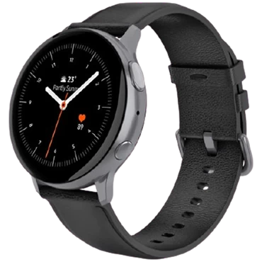 galaxy watch active 2 steel black